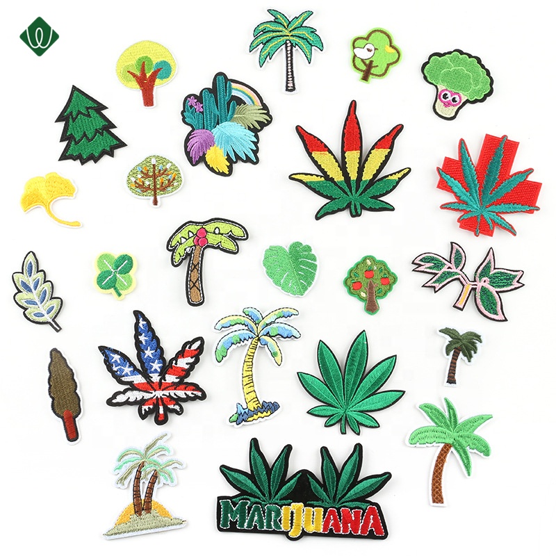 Нашивки вышитые тканевые для одежды