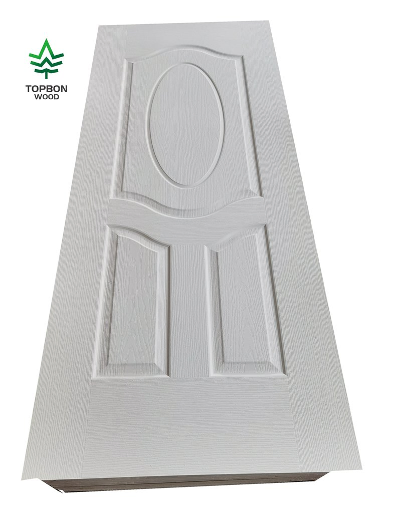 White Primer Moulded Exterior Door Skin for Foreign Market