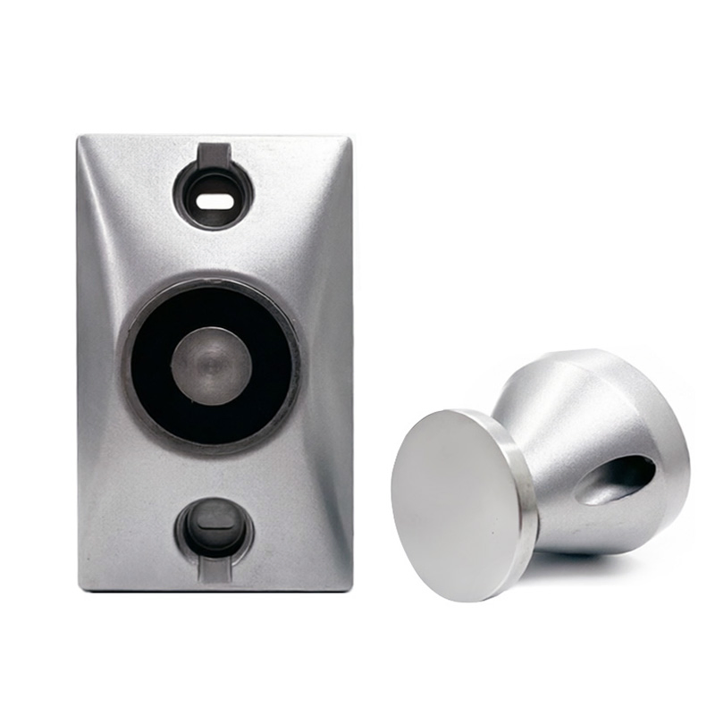 Zinc Alloy Electromagnetic Lock Wall Mount Fire Door Holder Door Stopper