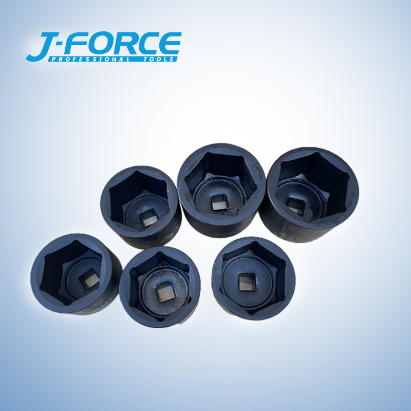 Набор ударных головок 1'' SAE, 6 шт, Cr-Mo