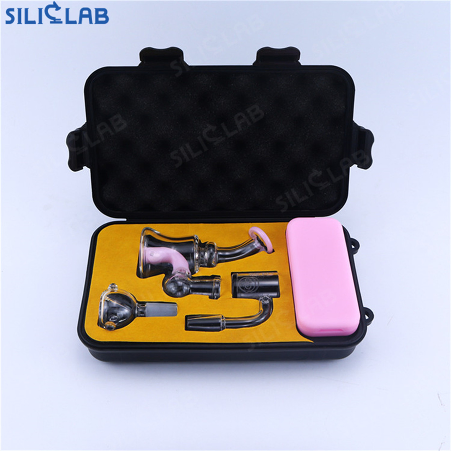 Glass Water Pipe Smoking Accessories Kit with Case