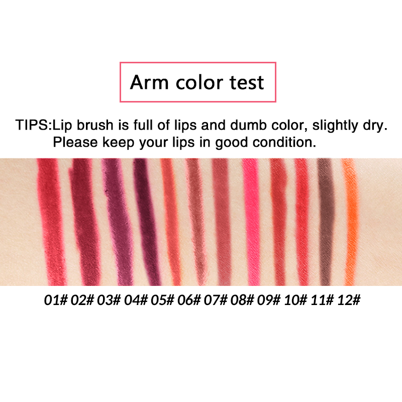 Wholesale Mineral Waterproof Natural Vegan Smooth Matte Creamy Lipliner Set