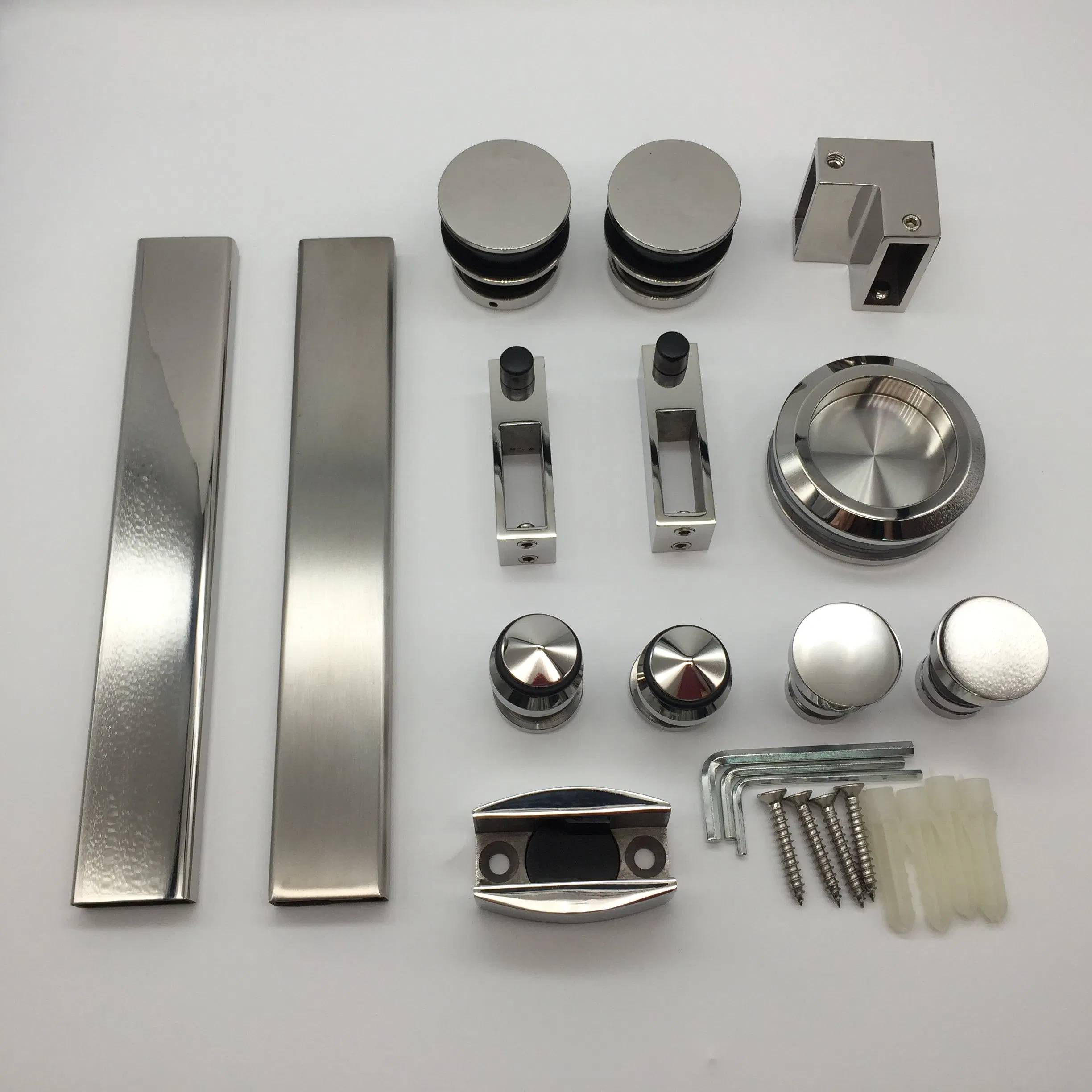 Stainless Steel 304 Shower and Bathroom Sliding Door Accessories Hardware