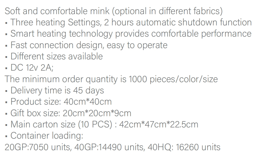 Cozy Electric Heated Foot Warmer - Soft Fabric, Adjustable Temperature