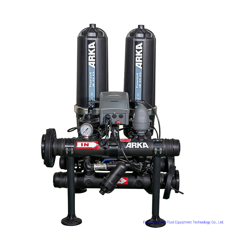 High Micron 3 Inch 2 Unit Farm Irrigation Backwash Disc Filtration System
