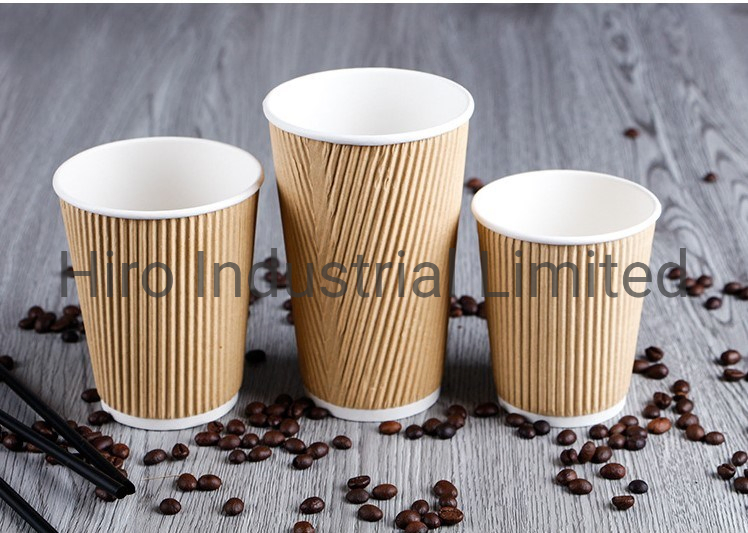 8oz/16oz Ripple Wall Paper Cups