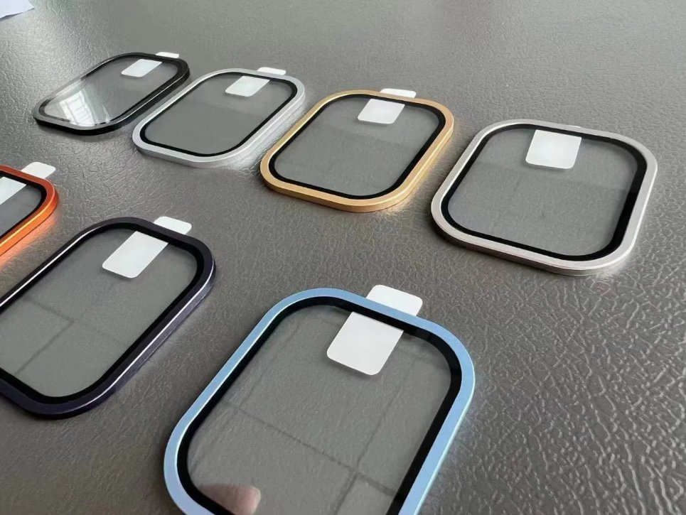 Защитное стекло для Apple Watch Ultra 49mm с металлическим бампером