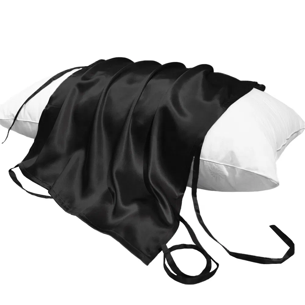 Forged Solid Color Style 19momme 48*74cm Adult Pillowtowel 100% Real Silk Pillow Towel