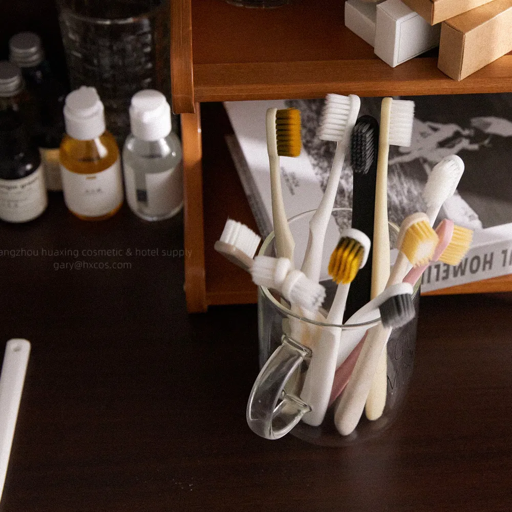Premium Hotel Amenity and Disposable Hotel Toothbrush Toothpaste with Private Logo and Custom Hotel Supply Set
