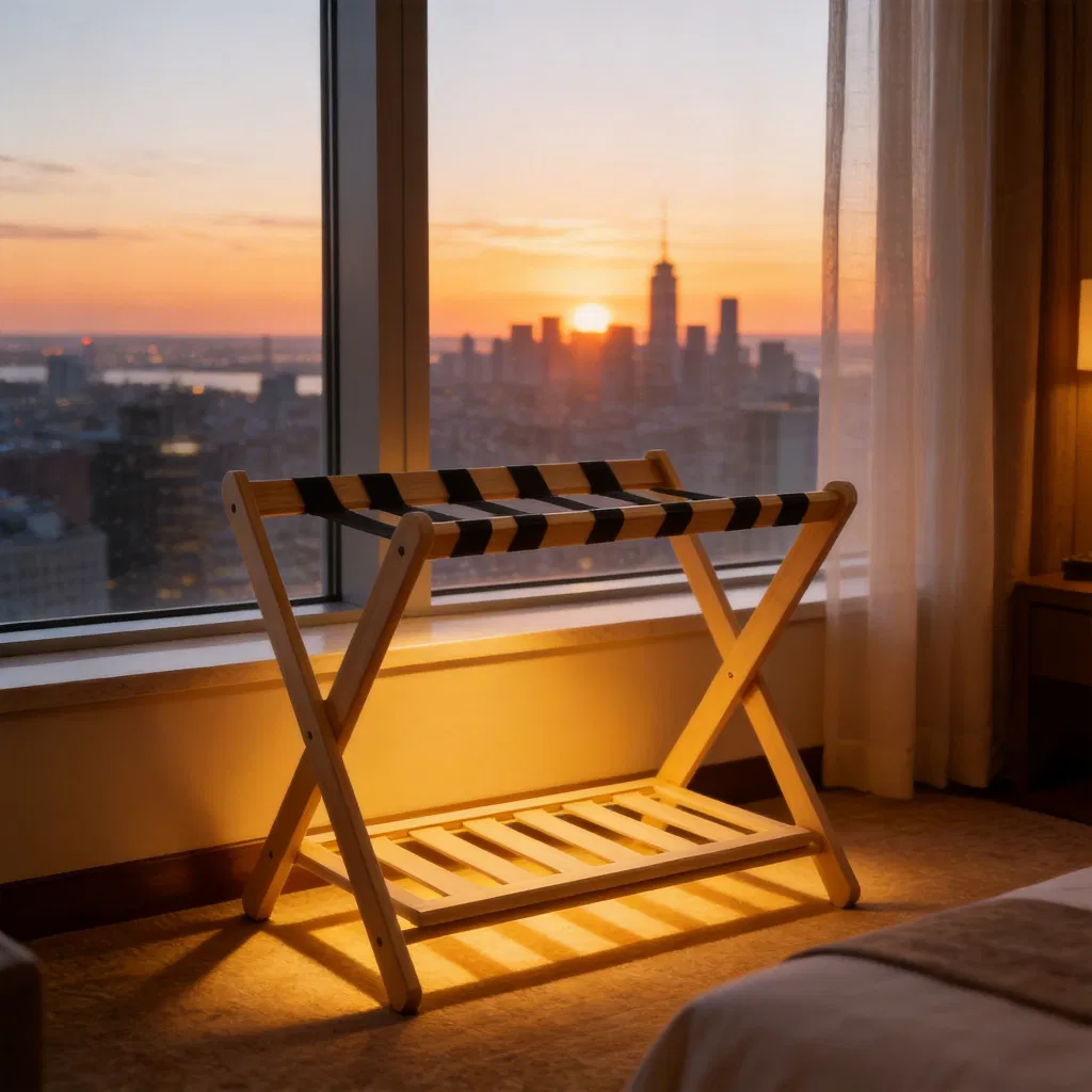 Sturdy Foldable Heavy Duty Storage Organizer Space Saving Home Entryway Foyer Luggage Rack