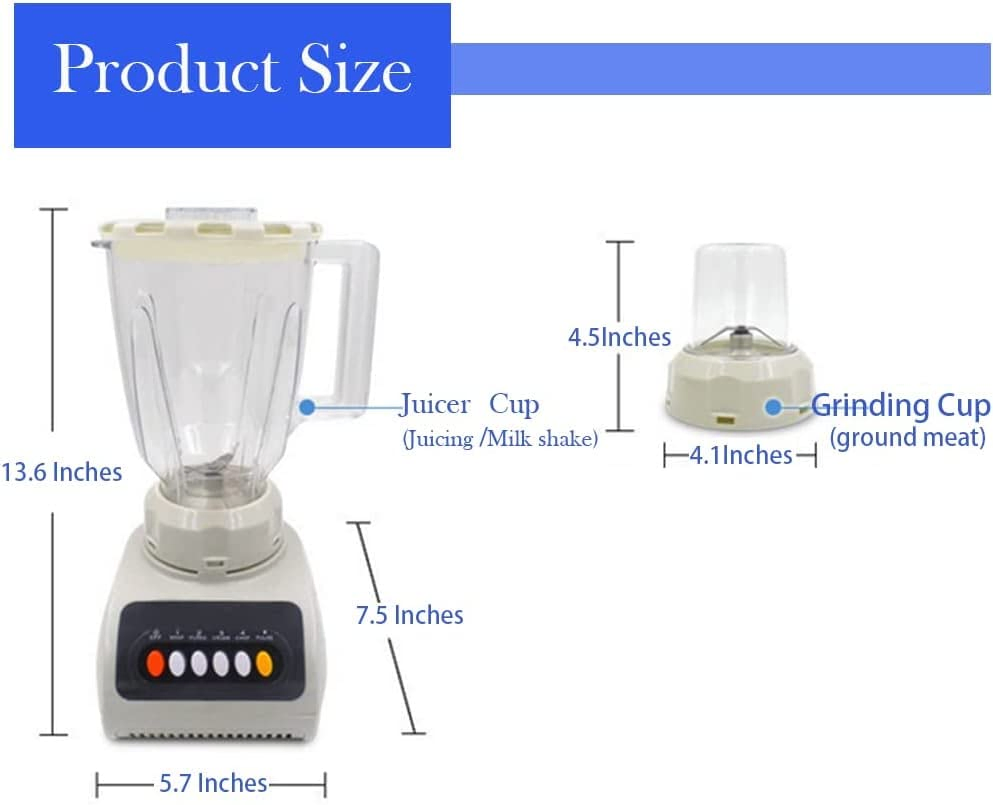 Factory Outlet 900W Adjustable Speeds 10 Oz Grinder Cup Professional Kitchen Blender
