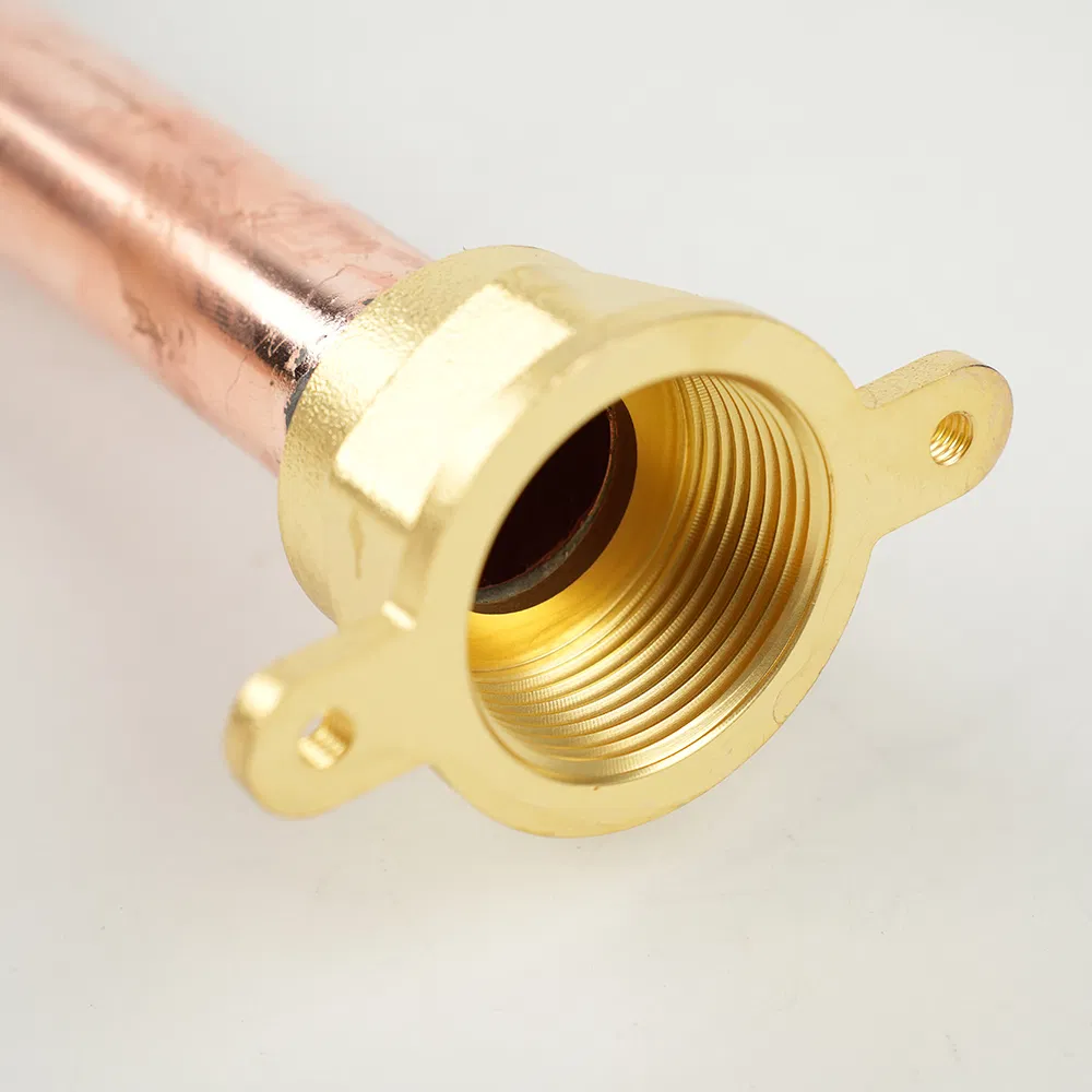 Refrigerant Brass Distributor Inlet 7/8in Outlet 1/4in Welded Copper Capillary
