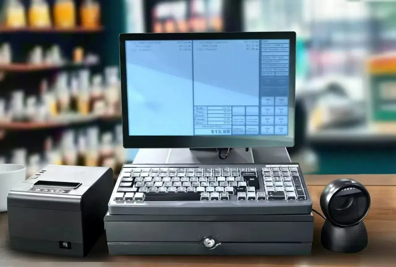 All-Aluminum Android System 15.6inch Dual Screen Restaurant POS Terminal From Factory
