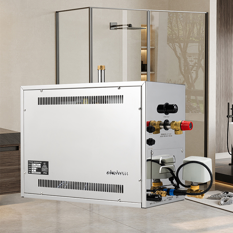 Luxury 18 Kw Stainless Steel Wet Steam Sauna Steam Generator Modern Design for Home Steam Bath