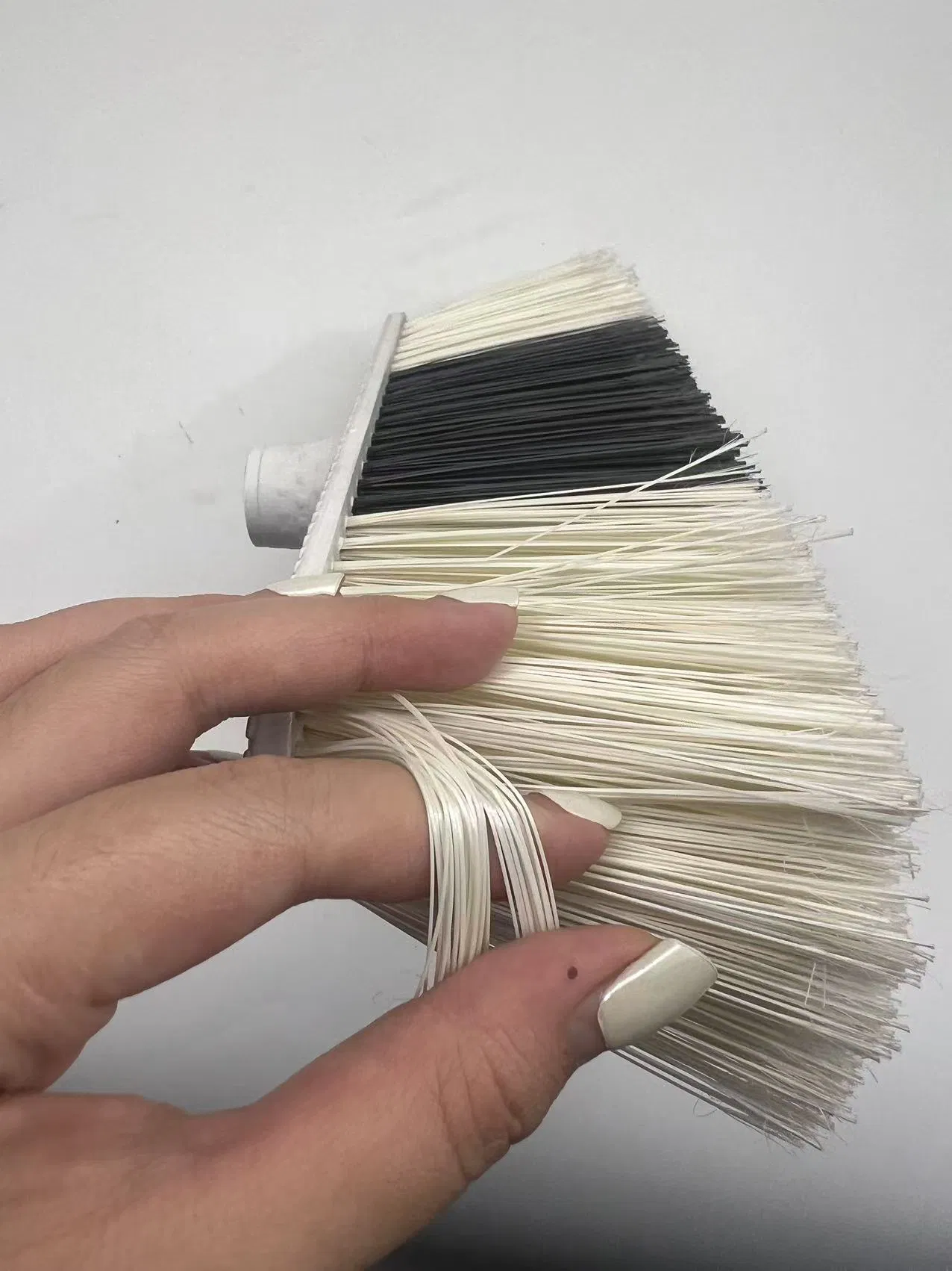 Compact Pet Plastic Broom Bristle for Small Areas and Corners