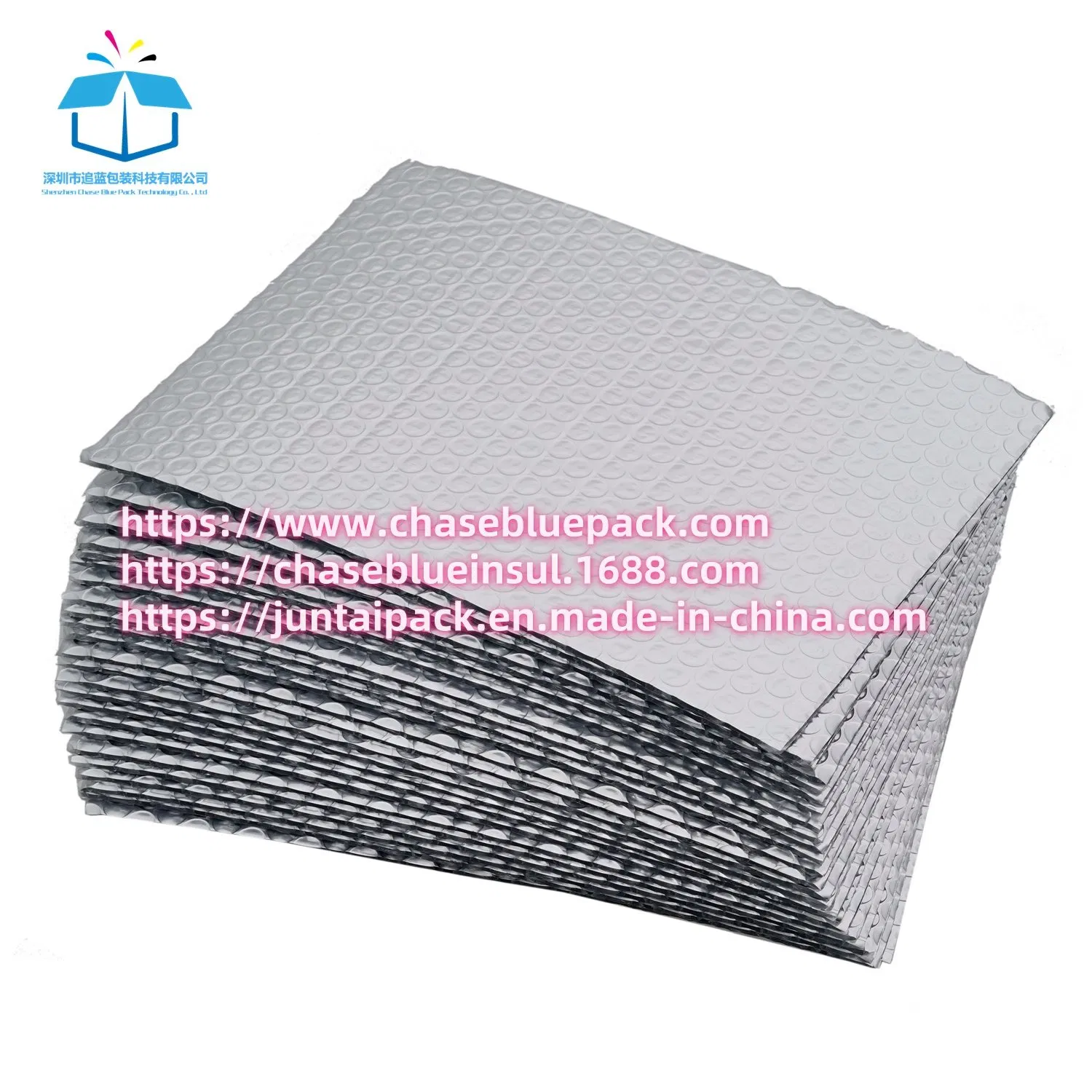 Cool Shield Poly Pet Aluminum Foil Bubble Thermal Insulation Silver Foil Bubble Heat / Sound Insulator for Radiator / Car / Roof / Wall Construction Material
