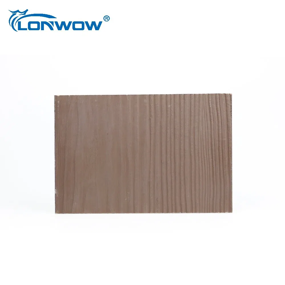 Wood Grain Fiber Cement Board Decorative Wall Siding
