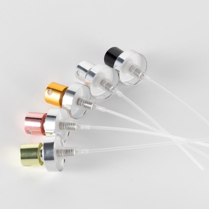 Factory Price Aluminum Fine Mist Sprayer Pump for 20mm Caliber Perfume Bottle
