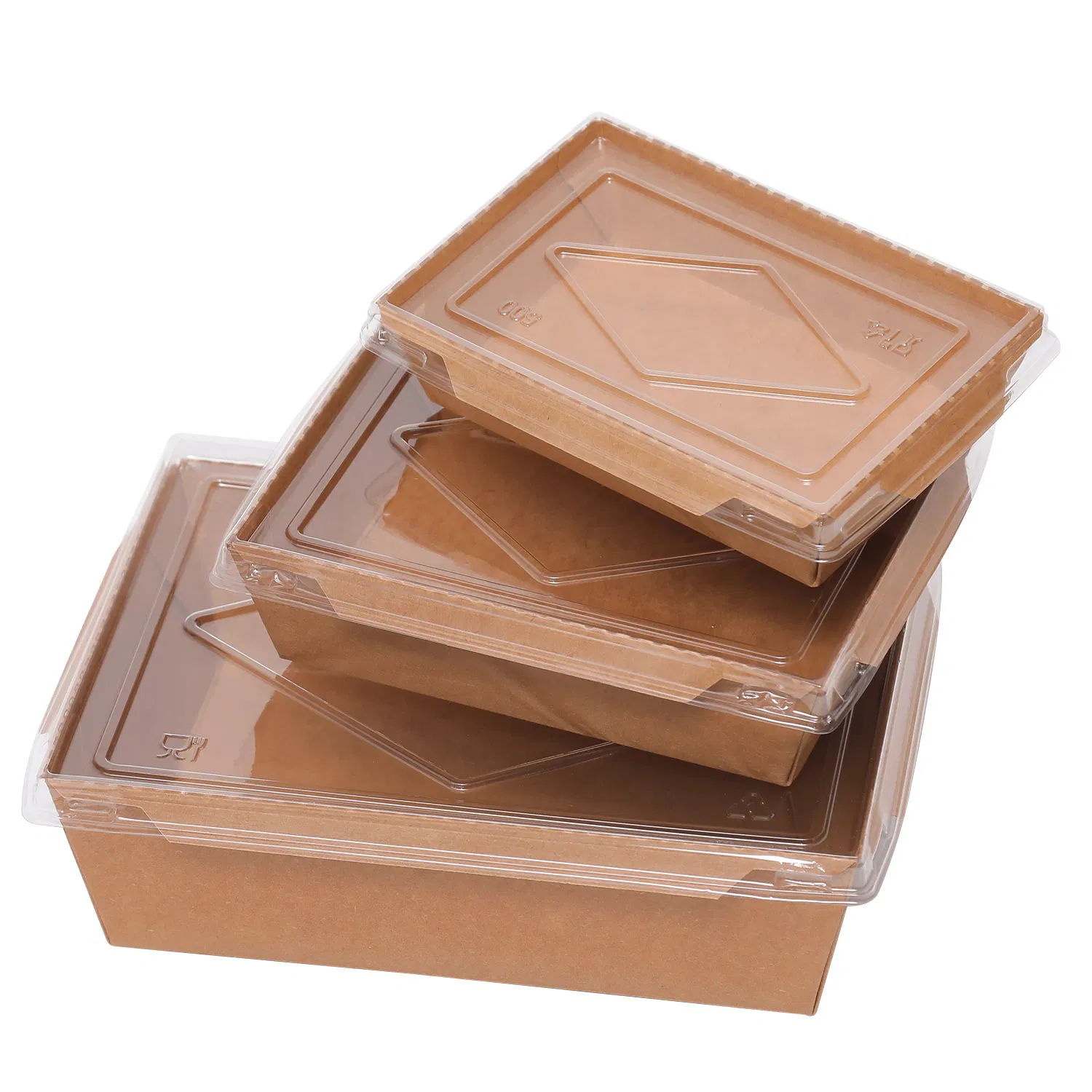 Custom Disposable Restaurant Take Away Lunch Packing Boxes for Fast Food