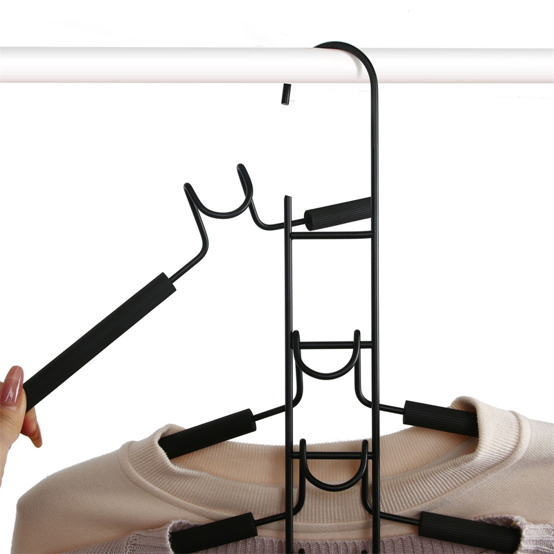 Multifunctional Multi-Layer Folding Magic Hanger Household Item Rack Wardrobe Storage Artifact Shirt Sweater Hanger Hook