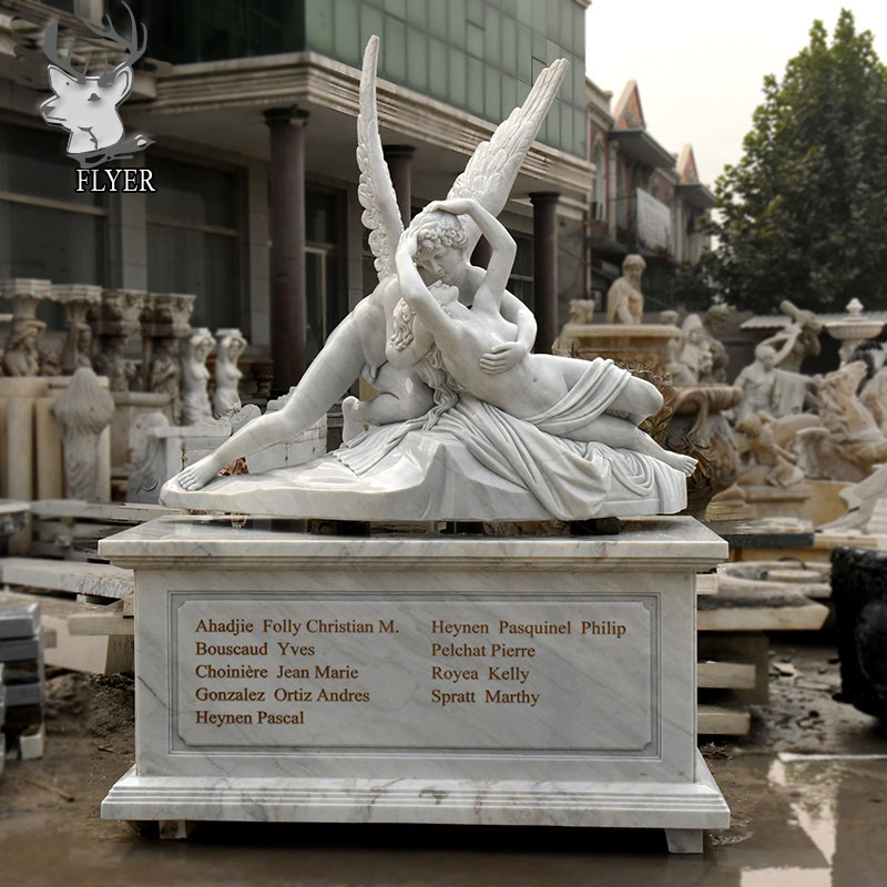 Cemetery Memorial Monument Black Granite Angel Baby Headstones Baby with Heart Shape Stone Headstone