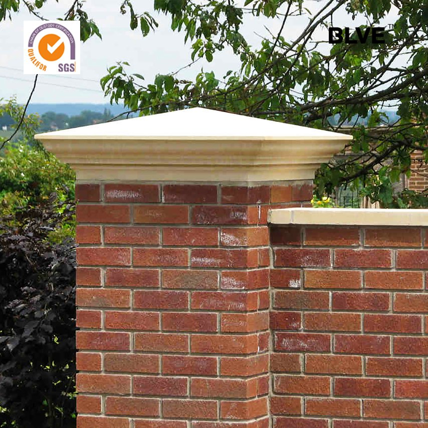 Good Price Outdoor Yard Decorative Stone Pillar Caps for House Mcy-34