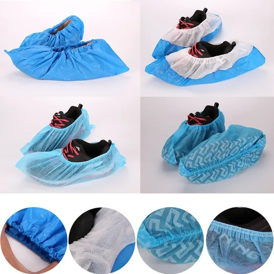 Factory Medical Hospital Waterproof Nonwoven PP Anti Slip Dust Foot Shoe Cover
