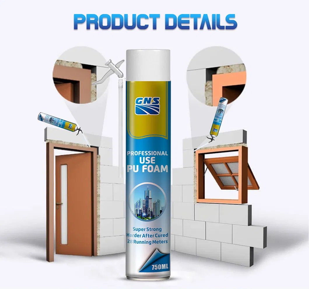High Quality Large Yield Spray Polyurethane Foam Closed Cell Construction Foam for Insulation