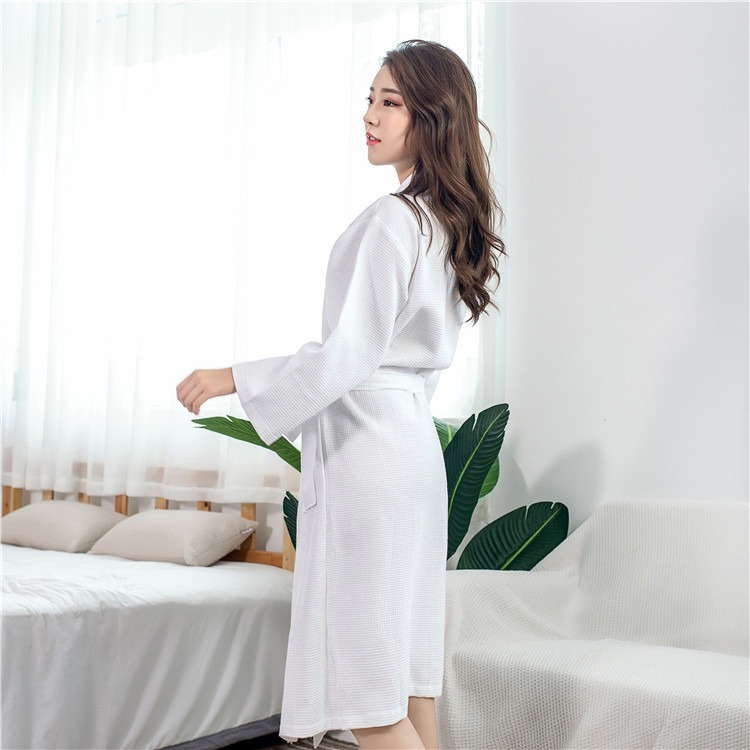 High Quality 100% Organic Cotton Cloth Bathrobe Customized Bathrobes Towel Bath Robes