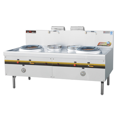 Commercial Gas Range with 2-Burner