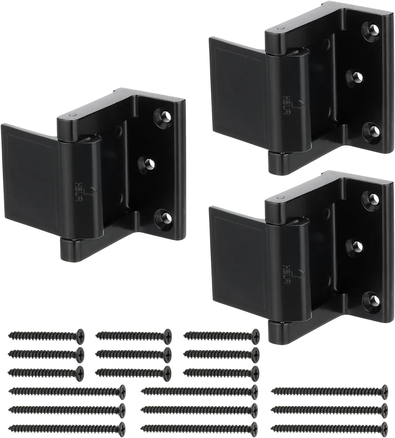 Mdsf02-Bk Die-Cast Zinc Security Latch, Black Finish