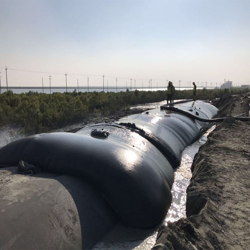 120-120kN Hot Selling Tear-Resistant High Tenacity Geotube Geotextile Polypropylene PP Fabric Sludge Dewatering Geotextile Geo Tube Sand Bag Geobag Geotube