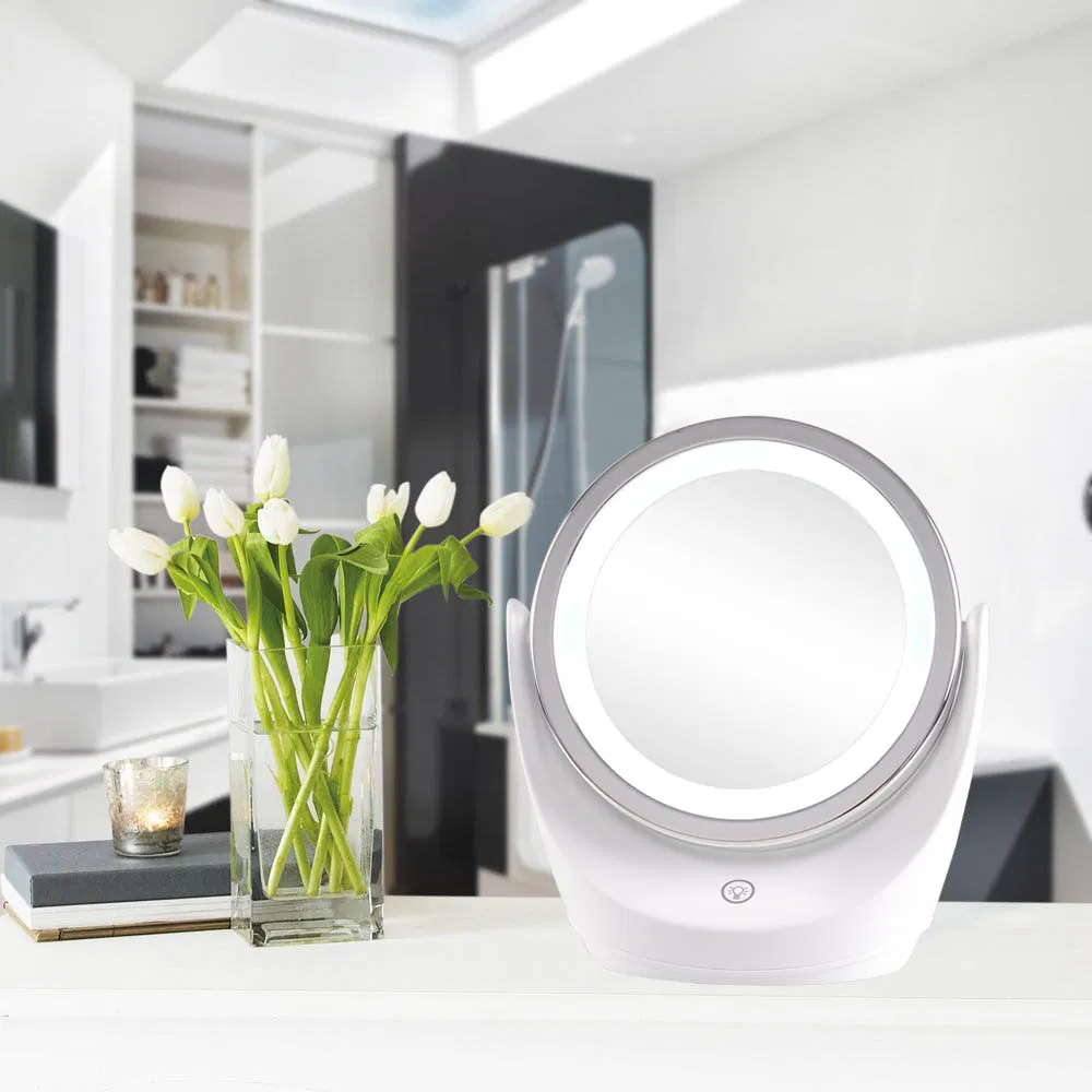 Electric Rechargeable Detachable Rotating LED Mirror