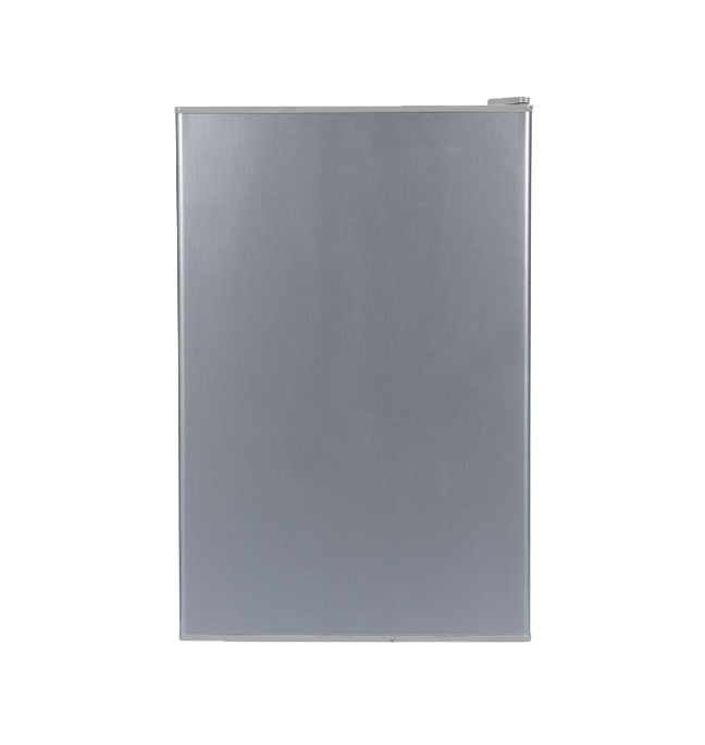 12V/24V Solar Refrigerators Silver 2.5 Cu. FT DC Farm Mini Fridges