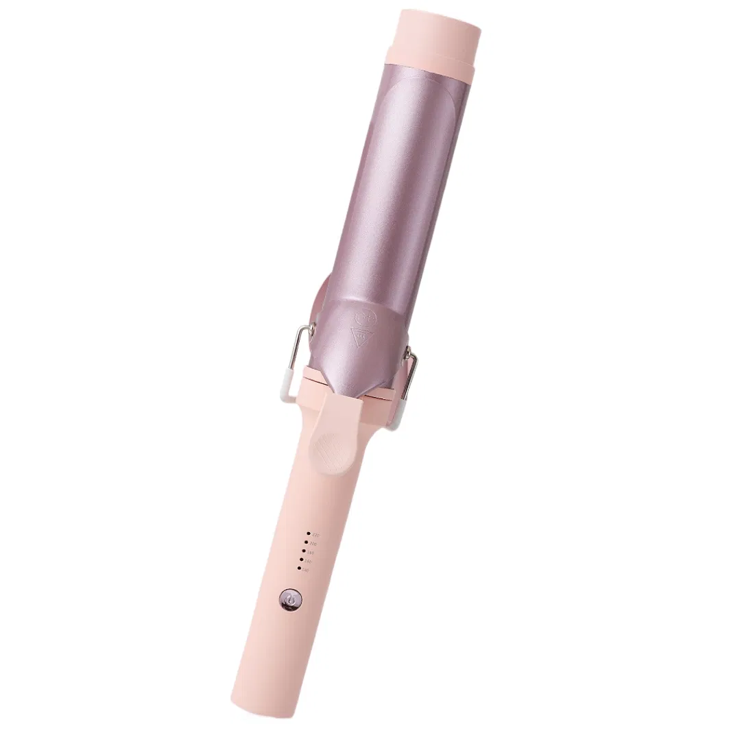 2-in-1 Hair Curler and Straightener with 40mm Ceramic Barrel