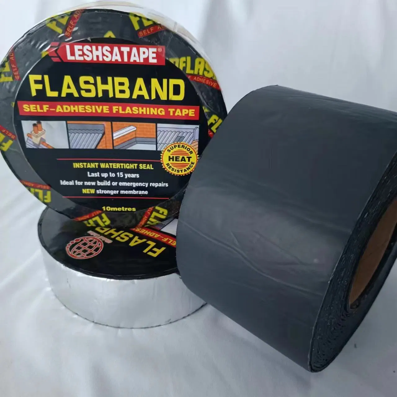 Strong Self Adhesive Bituminous Building Materials Waterproof Tape Asphalt Sealing Strip Flashing Tape for Roof Repair