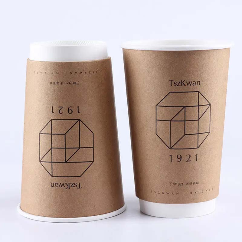 Бумажный стакан для кофе из сахарного тростника, 12 oz