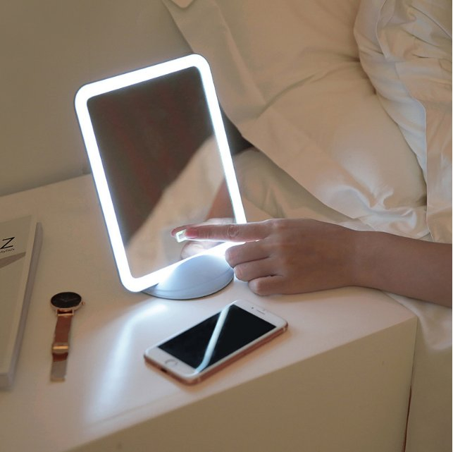 Portable LED Lighting Night Light Makeup Mirror