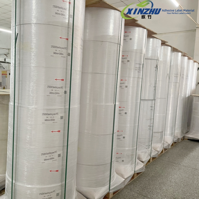 Applications in Various Industries Scenic Spot Concert Tickets Clothing Tags Boarding Passes Thermal Cardboard Jumbo Roll Materials