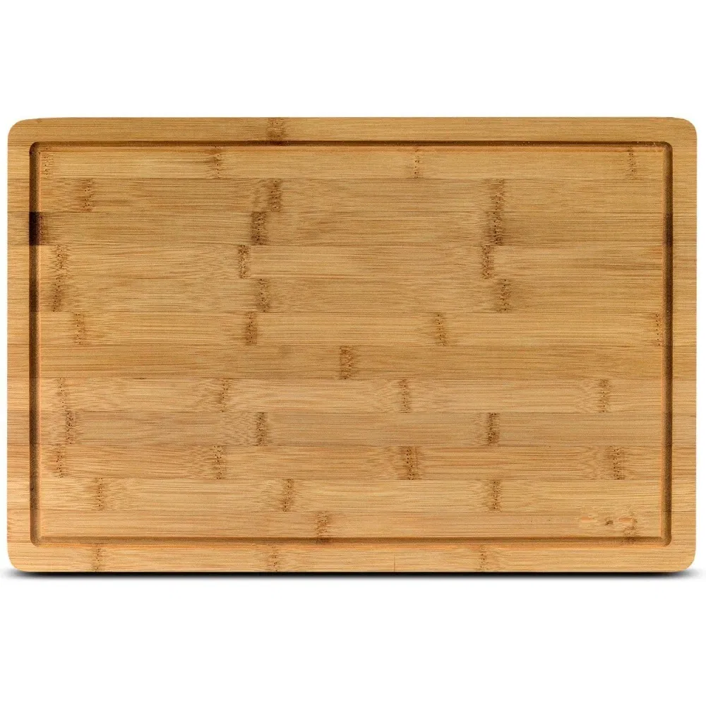 Premium FDA-Approved Bamboo Cutting Board for Kitchen Use