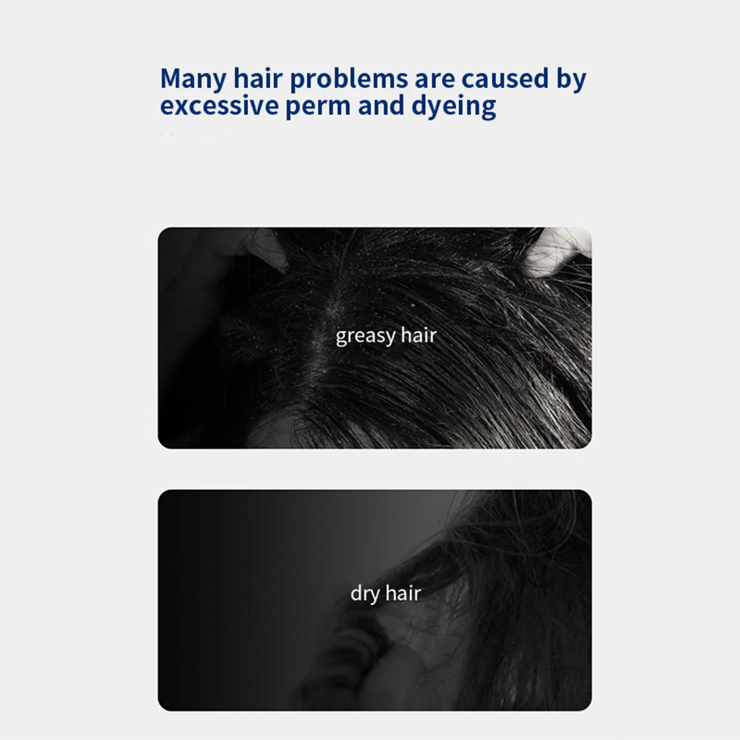 Zaomi Custom Logo Hair Care Products Natural Organic Material Hair Shampoo and Conditioner