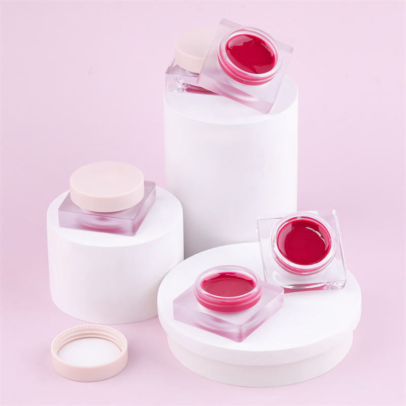 Natural Lightweight Hydrates Skin Glowy Satiny Powder Finish Jelly Texture Lip and Cheek Blurry Pudding Pot Lipstick and Blush