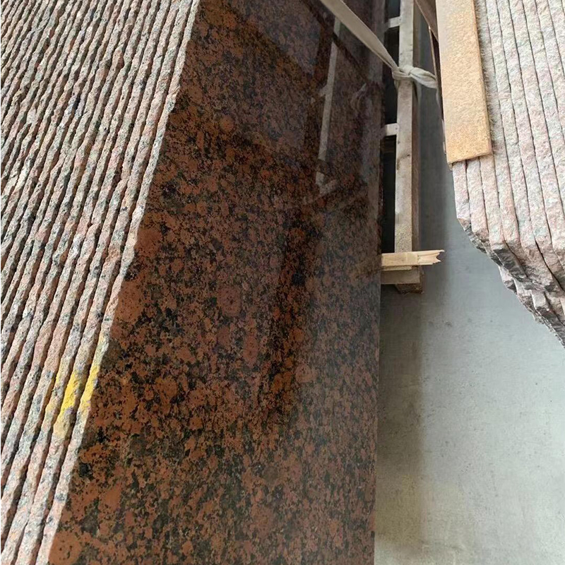 Luxury Carmen Red Granite Kitchen Island