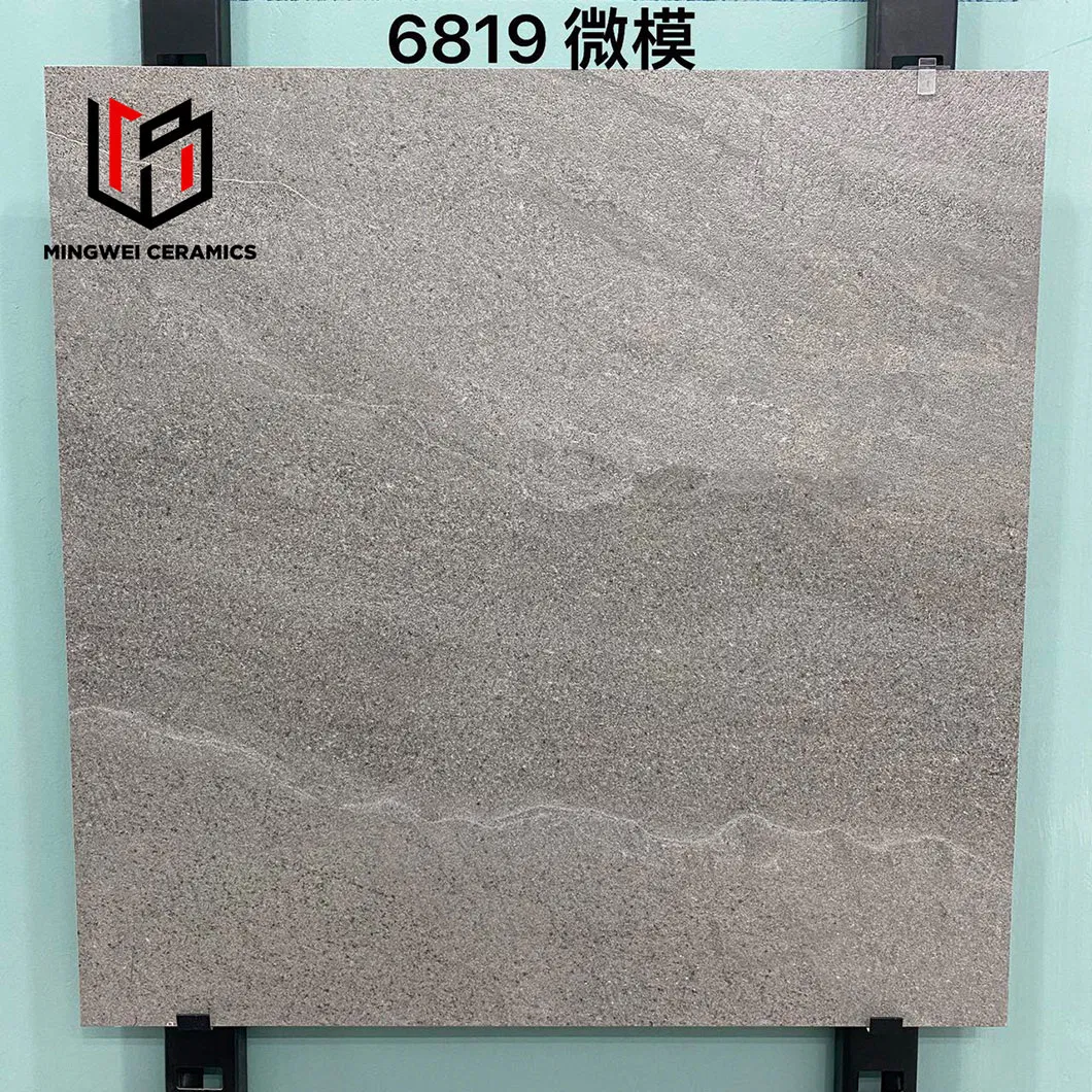 Керамогранитная плитка 600x600 мм под серый камень