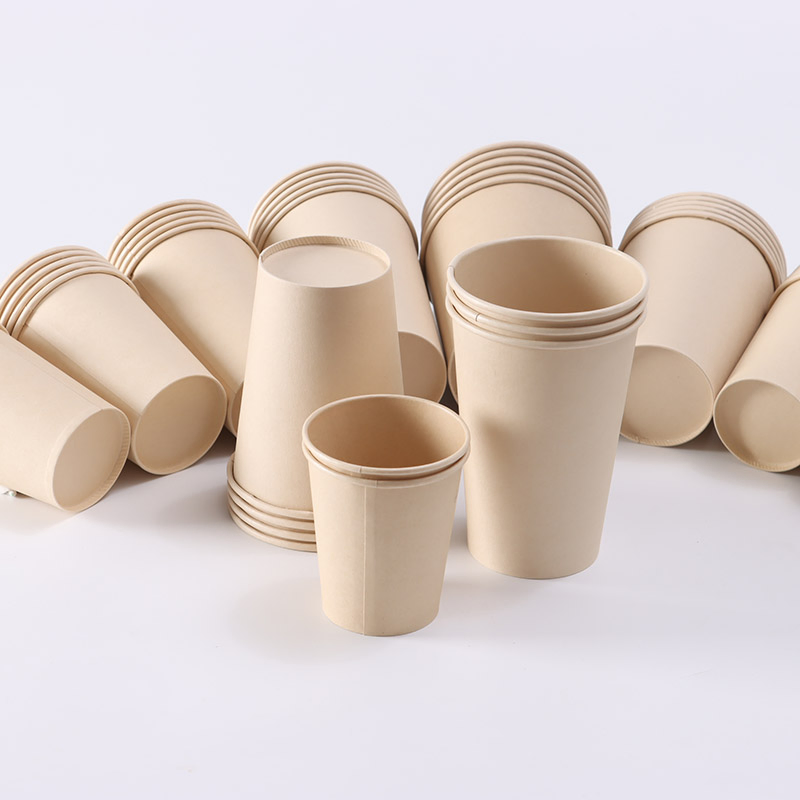 Бумажный стакан 12oz из бамбука, одноразовый