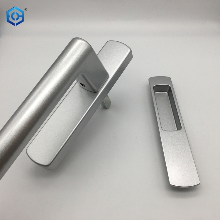Aluminum Touch Lift-Slide Door Handles with Cylinder