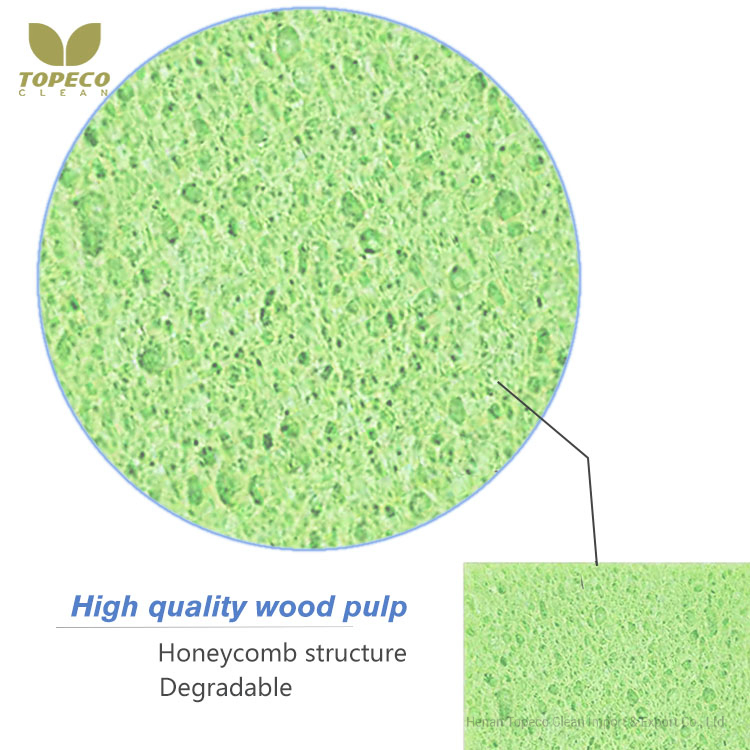 Topeco Soft Multi-Use High Quality Skin-Friendly Cellulose Sponge