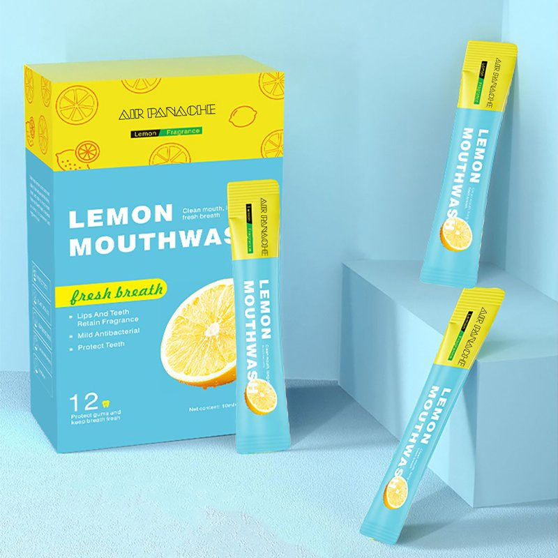 Factory Support OEM Private Label 10ml Portable Sachet Pocket Mouth Wash Mouth Cleansing Oral Refresher Mini Strip Mouthwash