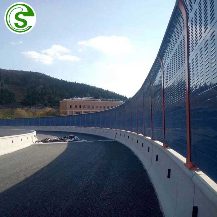 Traffic Perforated Noise Reduction Barrier Fences Sound Proof Barrier Panel for Sale