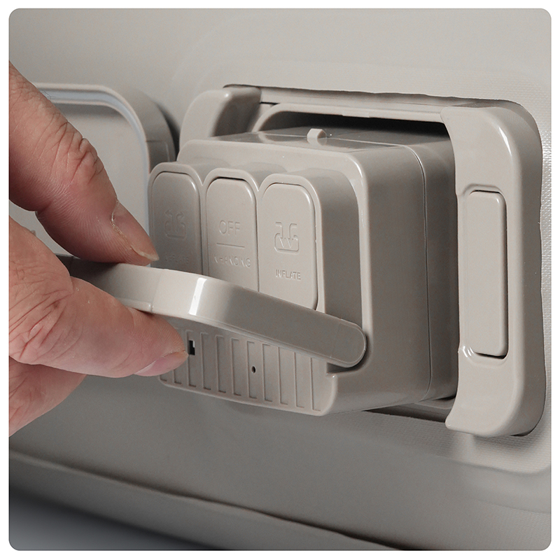 Матрас надувной двуспальный с электронасосом для дома и отдыха